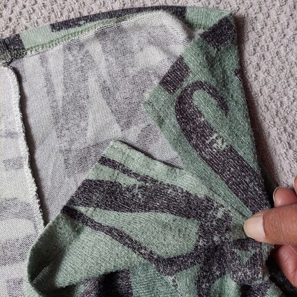 Sapphire Graffiti Long Sleeve Pullover Top - Picture 3 of 4